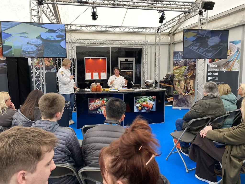 Cooking Demonstration At The Lakes Hospitality Trade Show. 
