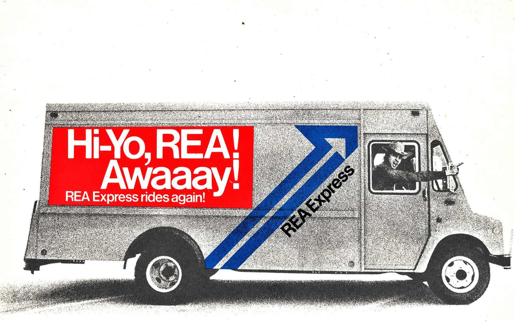 A Rea Express Logistics Van.
