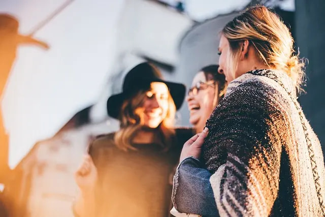 A Group Of Women Smiling.