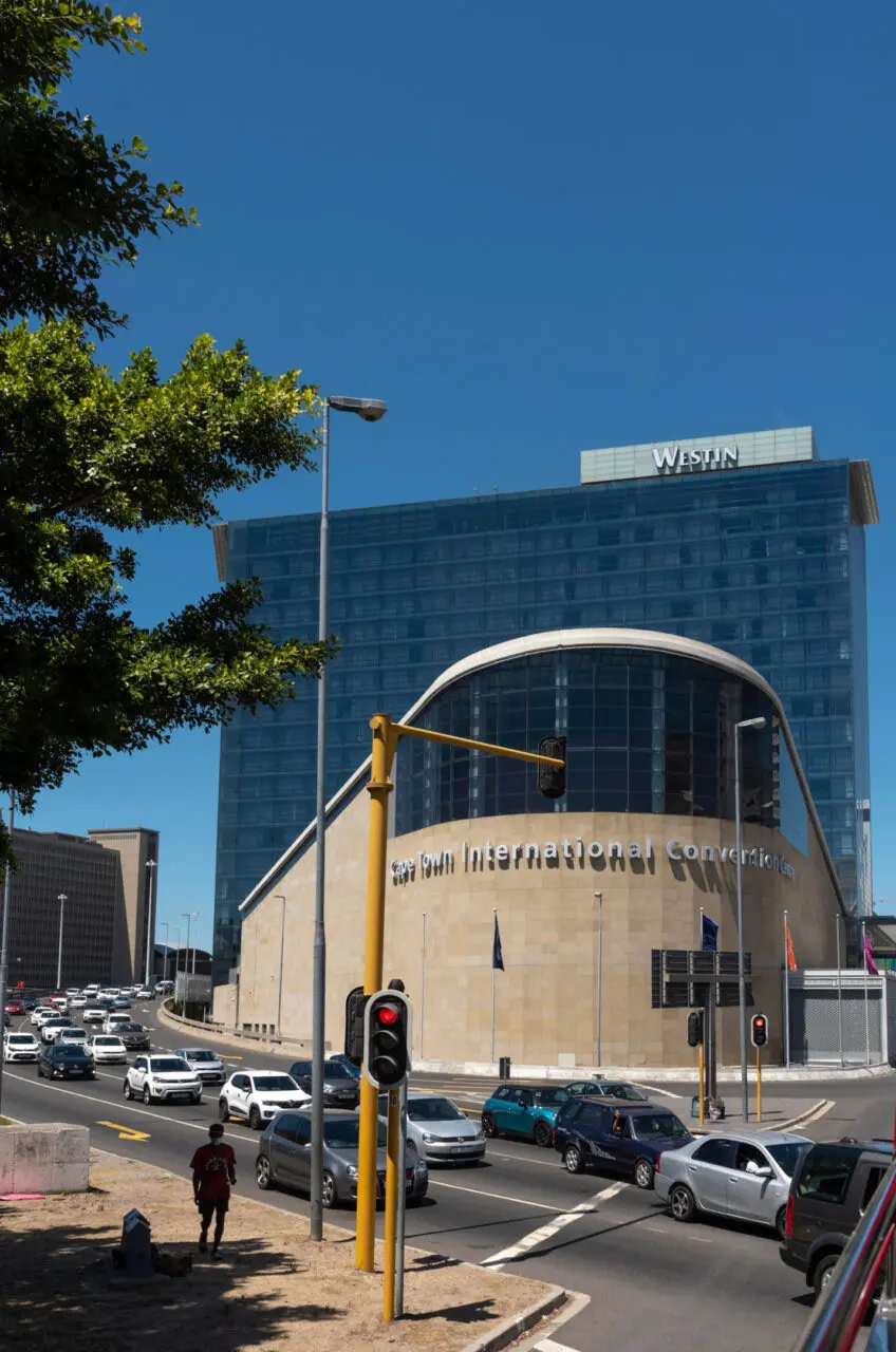The Cape Town International Convention Centre Building Seen From The Outside. 