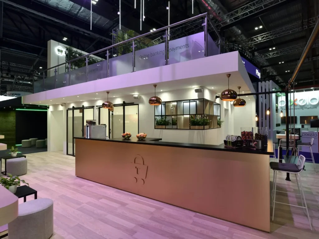A Sample Kitchen Display At The Installer Kitchens Show Feature.