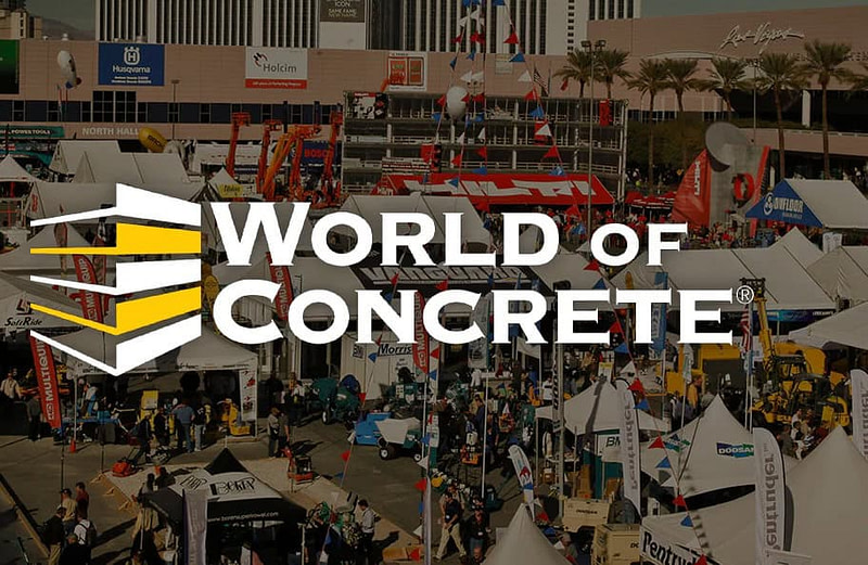 World of Concrete Las Vegas Custom custom-built 20x20 booth Exhibits